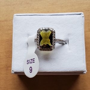 New Smokey Olive Tourmaline sz9